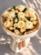 An elegant arrangement of delicate roses